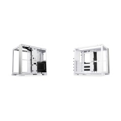 Lian Li O11 Dynamic Mini Snow Edition Mid Tower Case - Stylish, Compact Design for Ultimate Cooling and Performance!